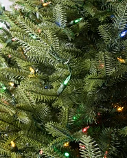 Artificial Christmas tree with Color + Clear lights